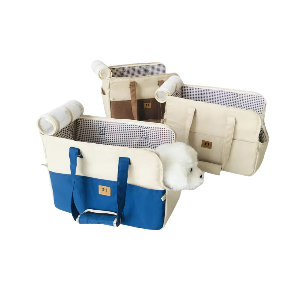 Durable Handheld Pet Backpack | Stylish Cat/Dog Travel Case Ideal for Short Trips