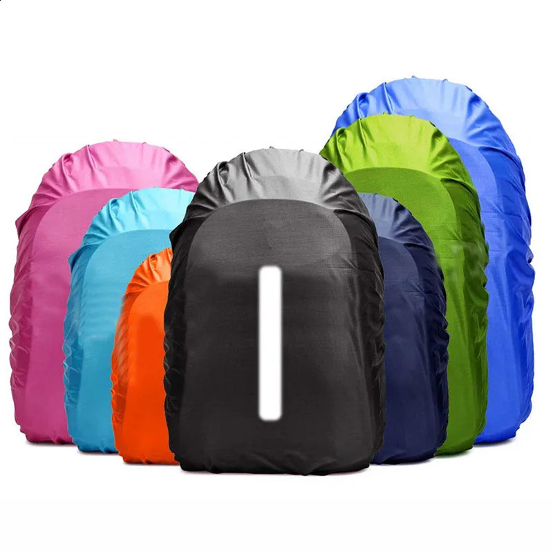 Rain Cover Backpack Reflective 20L 35L 45L 60L Waterproof Bag Camo Tactical Outdoor Camping Hiking Climbing Bag Dust Raincover 250522