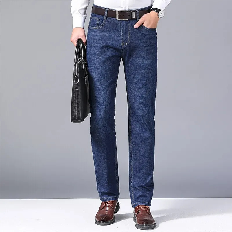 Men Classic Jeans Jean Homme Pantalones Hombre Men Mannen Soft Black Biker Masculino Denim Overalls Mens Pants Size 32-38 250526
