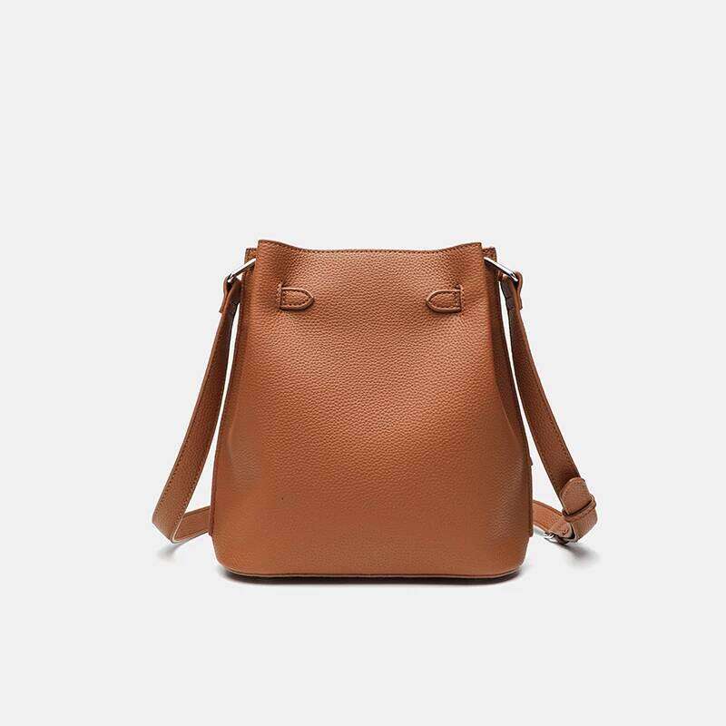 2025 New Bucket Bag Casual Vertical Horseshoe Shoulder Crossbody Handbag for Women