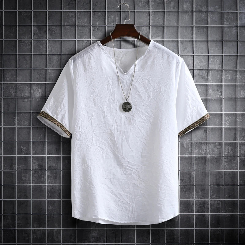 M-5XL Plus Size Summer Mens Shirts Plain Color Korean Fashion Men Short Sleeve Hawaii Short Sleeve Shirt Light Weight Clothing 250528