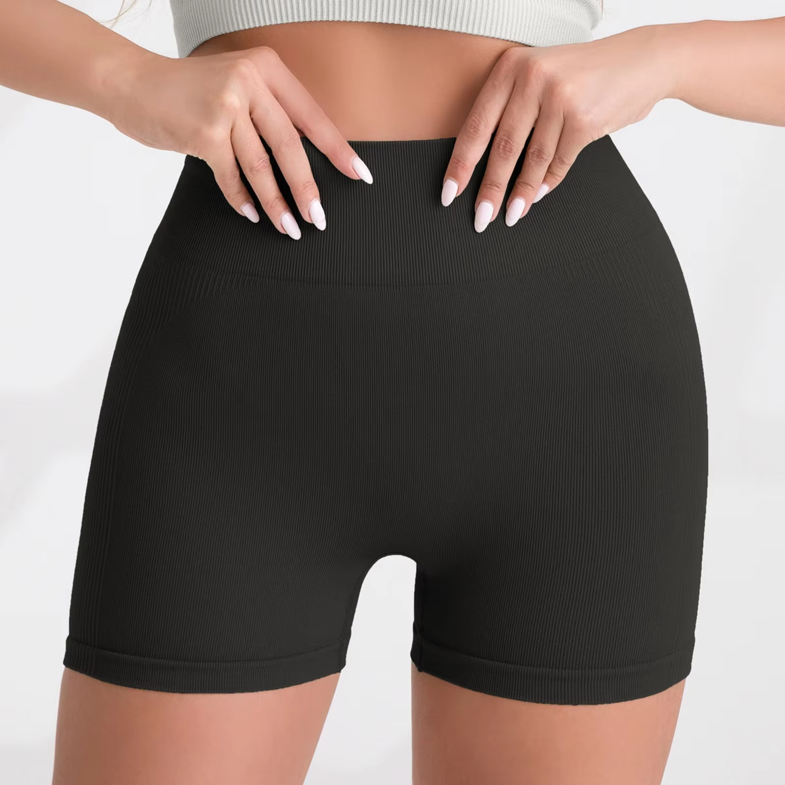 High Waist Sportswear Woman Short Gym Push Up Tight Yoga Clothes Cycling Jogging Fitness Seamless Shorts Ropa De Yoga Running Fitness Yoga Hips Lifted