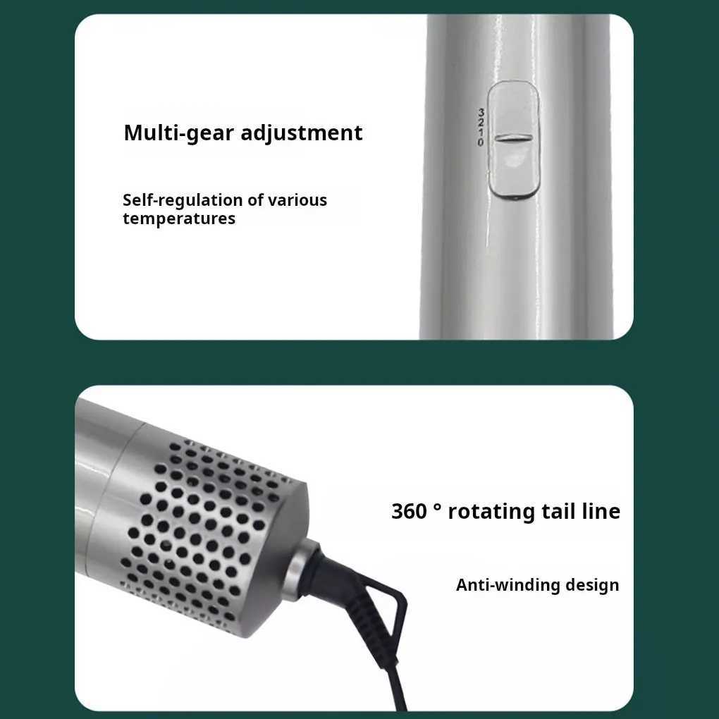 Hair Brush Styling Needs Hair Automatically Hair Without And Straightening Curling Hair Temperature For Long-lasting StylerXJ250528