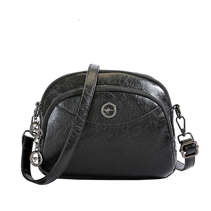 Women's Single Shoulder Saddle Winter New Fashion Middle-Aged Mom Crossbody Trendy Versatile Phone Bag B5