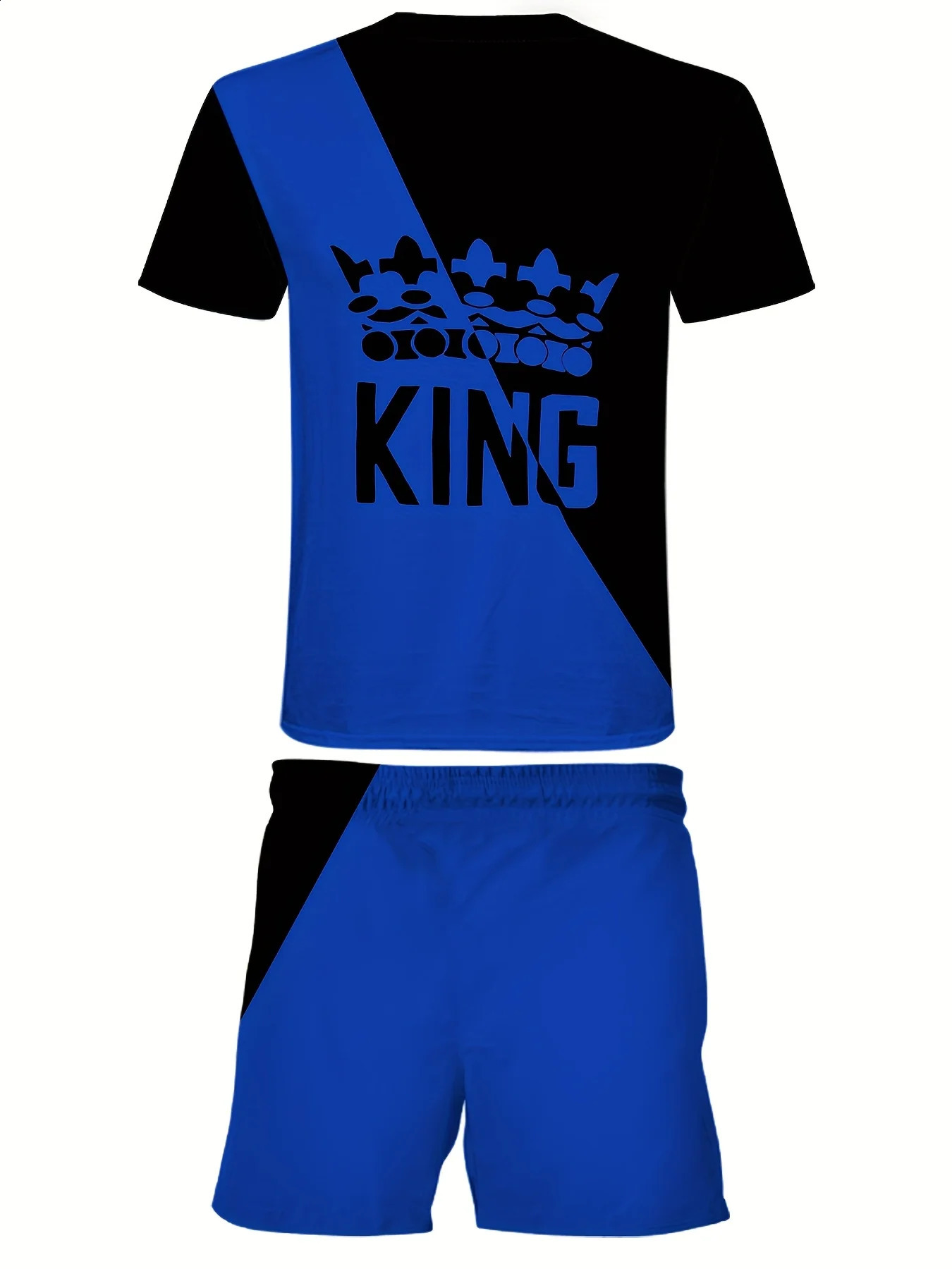 Summer 2025 mens suit 3D printed outdoor casual fashionable simple and breathable polyester wear 250520Z