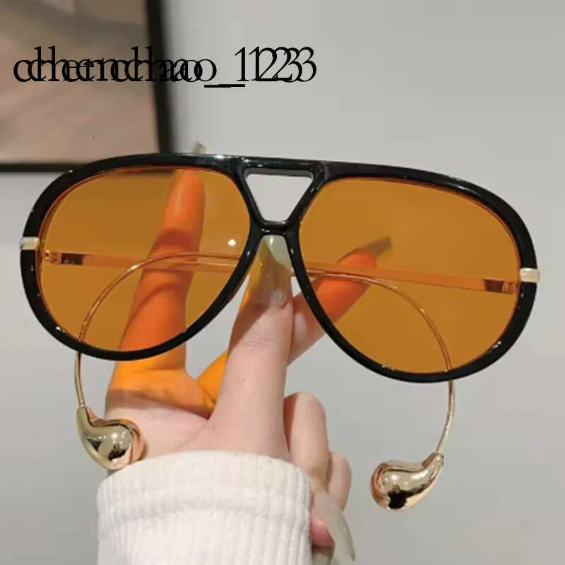 Brand Designer Oversized Pilot Sunglasses Women For Men 2025 Popular Vintage Sun Glasses Punk Double Bridge Shade UV400