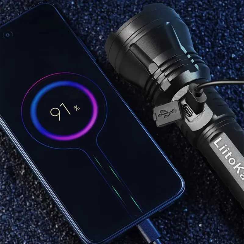 LiitoKala LF-903 Household outdoor camping portable strong light flashlightXJ250529