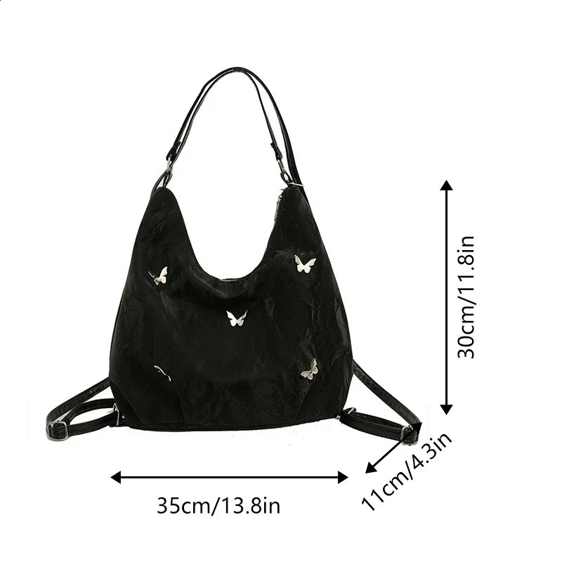 Niche Commuting Tote Bag Large Capacity Summer A Sense of Sophistication Both Shoulders One Shoulder Crossbody Backpack 250528