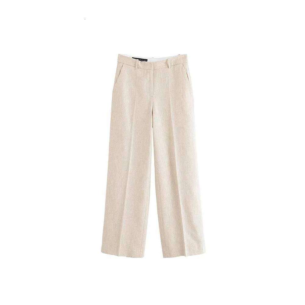 2025 Women Summer 2-Pieces Sets Fashion Casual Solid Vests Coats And Straight Pants Female Elegant Street Two Suits Clothing