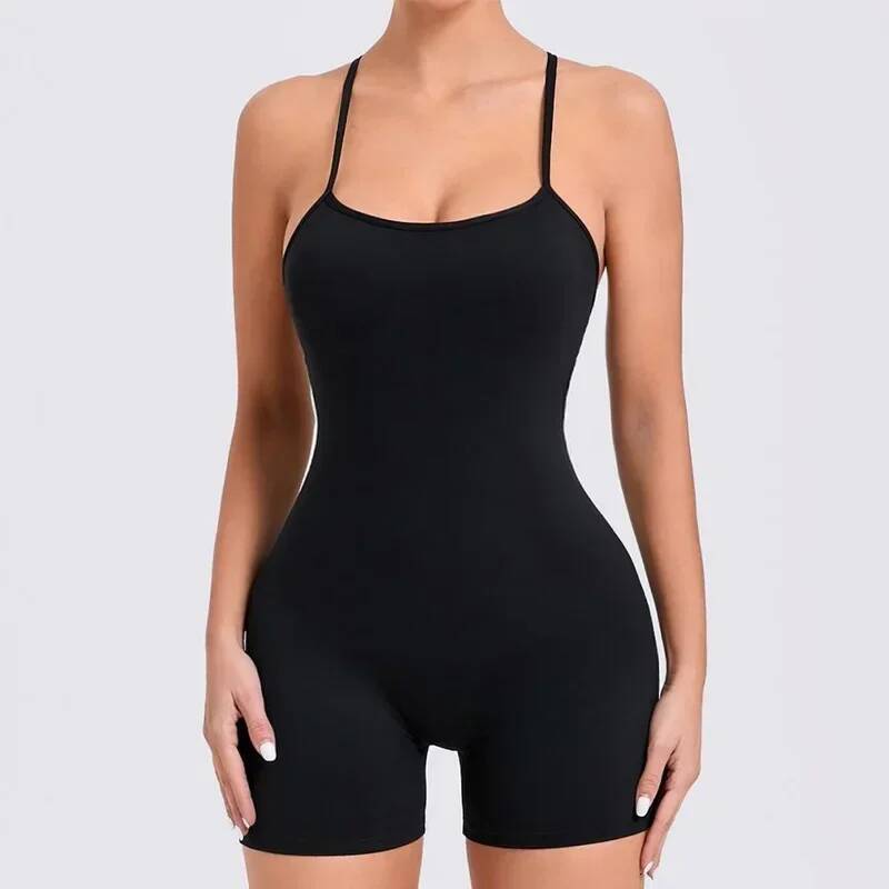 Cloud Rise Yoga SEXY Sports Jumpsuit Women Gym Fiess Playsuit Training Rompers Female Workout Bodysuits Lady Backless Overalls