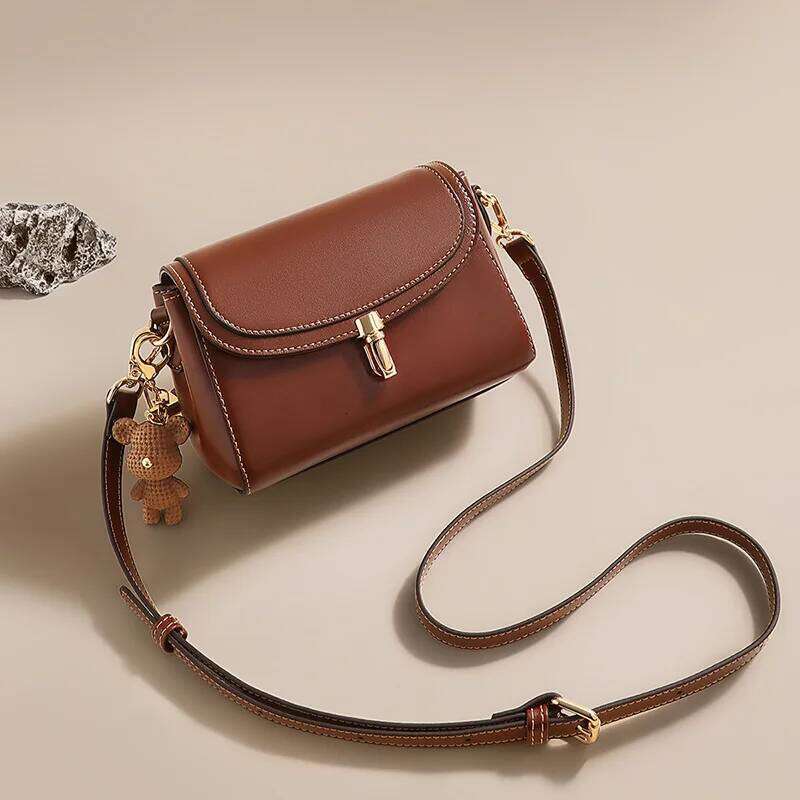 Premium Sense Of Fashion Small Square Shoulder Crossbody Bag, Versatile Leather Women's Bag