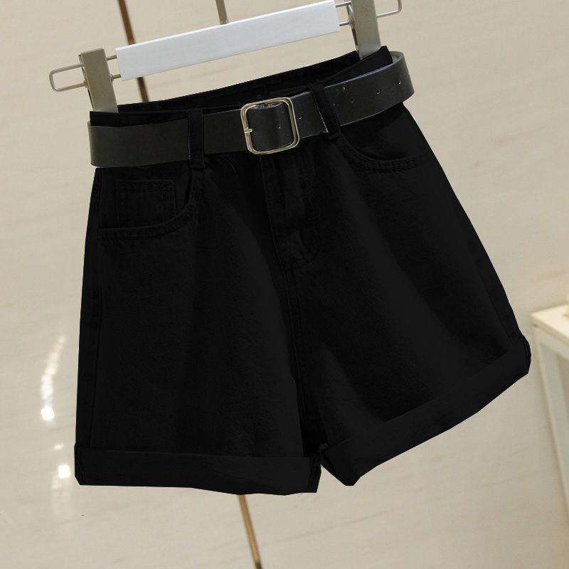 Shorts Women Denim Shorts Ash Gray Denim Shorts For Women Summer New Korean Style High Waist Slimming Rolled Hem Hot A Line Wide Leg Pants Jean Shorts