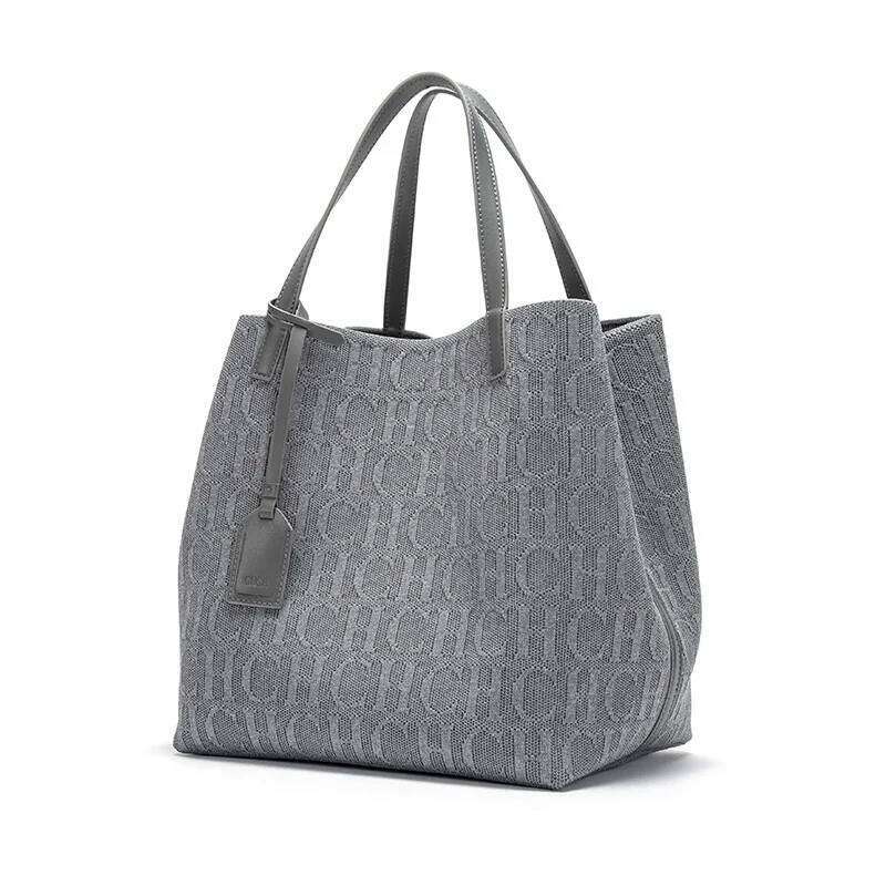 CH Shoulder Bag Fashion Classic New Pure Color Outer Pocket Ladies High Quality Craft Large Capacity Handbag