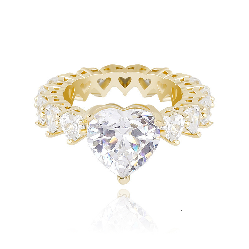 Moissanite engagement ring for women of the heart and soul