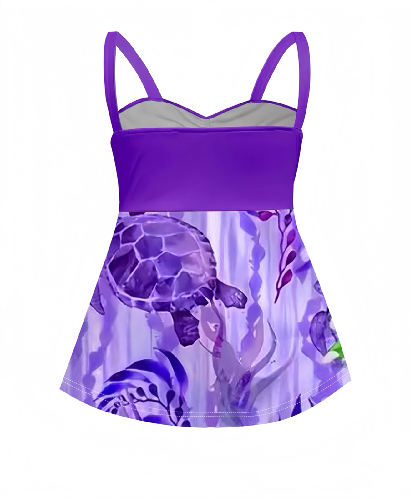 Elegant VacationStyle Floral Print Plus Size Womens Ruffled Bust Button Detail Camisole Top 250519