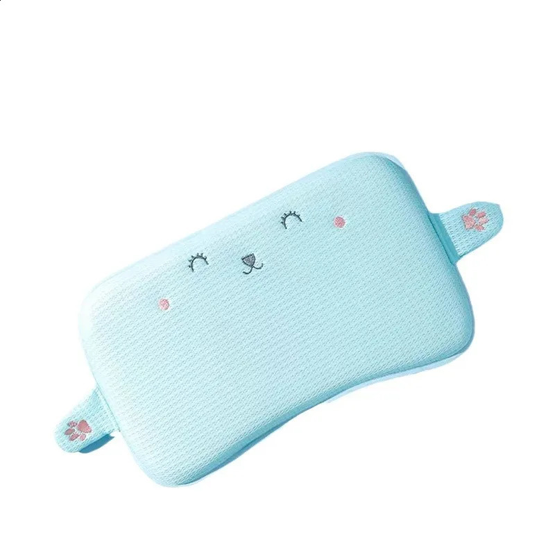 Childrens Pillow Tencel Pillow Class A Detachable Pillow Core 0-7 Years Old Summer Sweat-absorbing Breathable Baby Pillow 250527