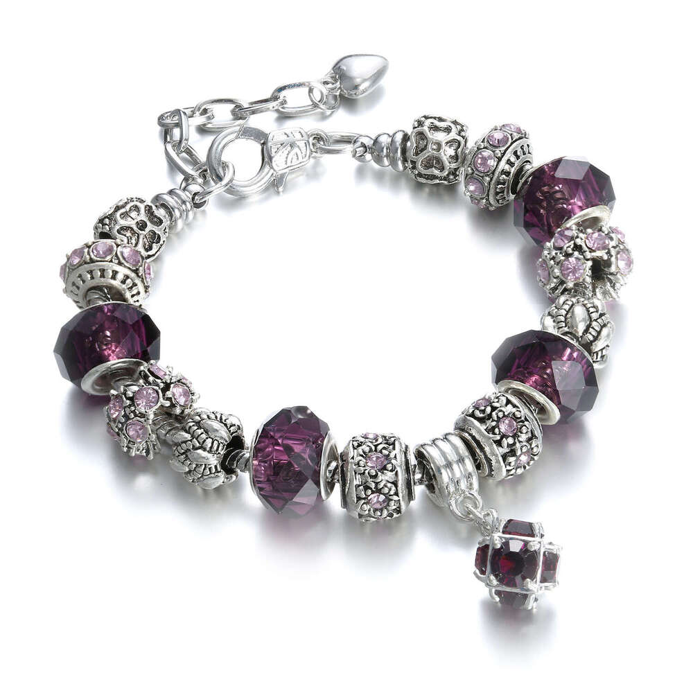 2017 fashion Alloy Large Hole Bead Bracelet DIY Hot Selling Jewelry