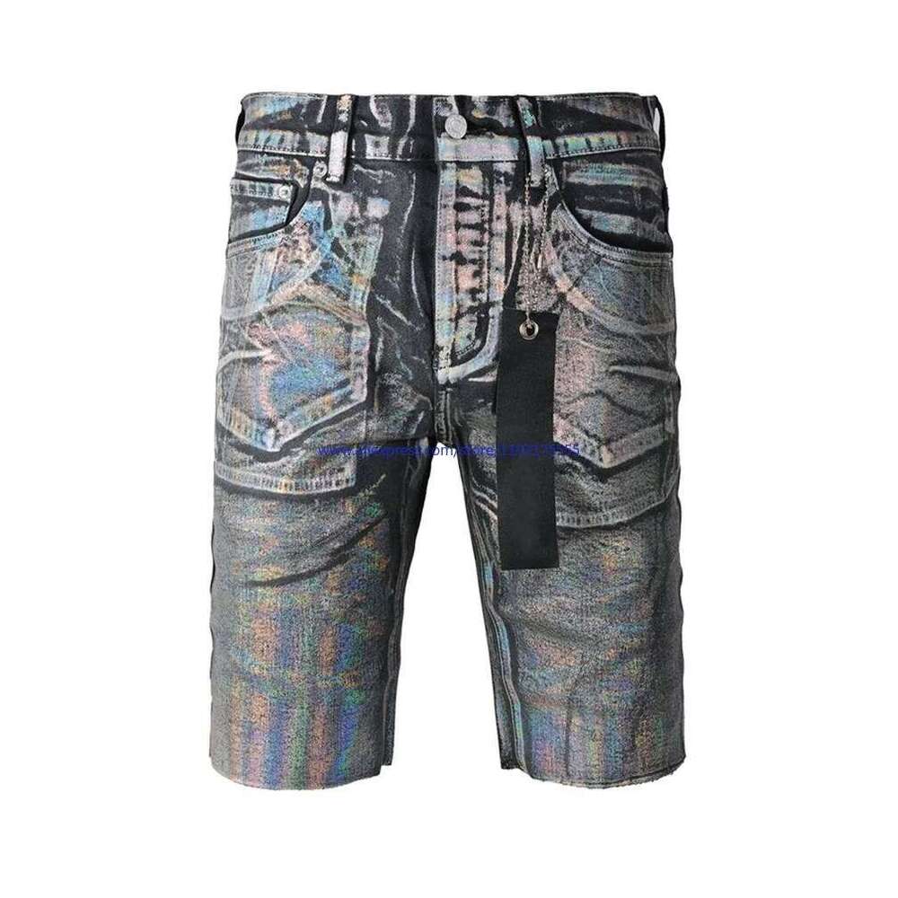 Women's Wear New Summer Vintage Washed Men Denim Shorts Casual Fashion Streetwear Ripped Hole Patches Distressed Male Skinny Jeans