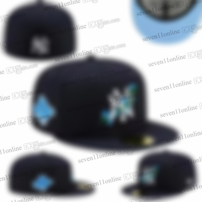 2025-1 Mens Baseball Fitted Hats Brown SD: Sport Full Closed Designer Caps Black Color New York Rose baseball cap Chapeau Stitched A Letter pigeon Love Hustle My24-03
