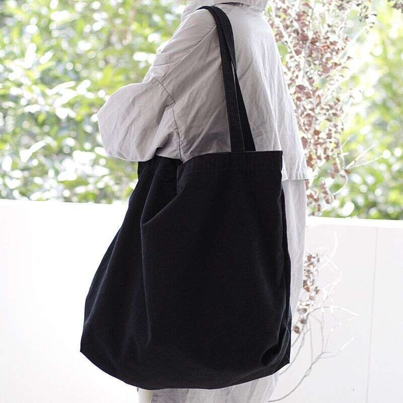 Commuting Women, Capacity Korean Style Canvas Bag, Versatile Going Out and Shopping, Large Bag for Women