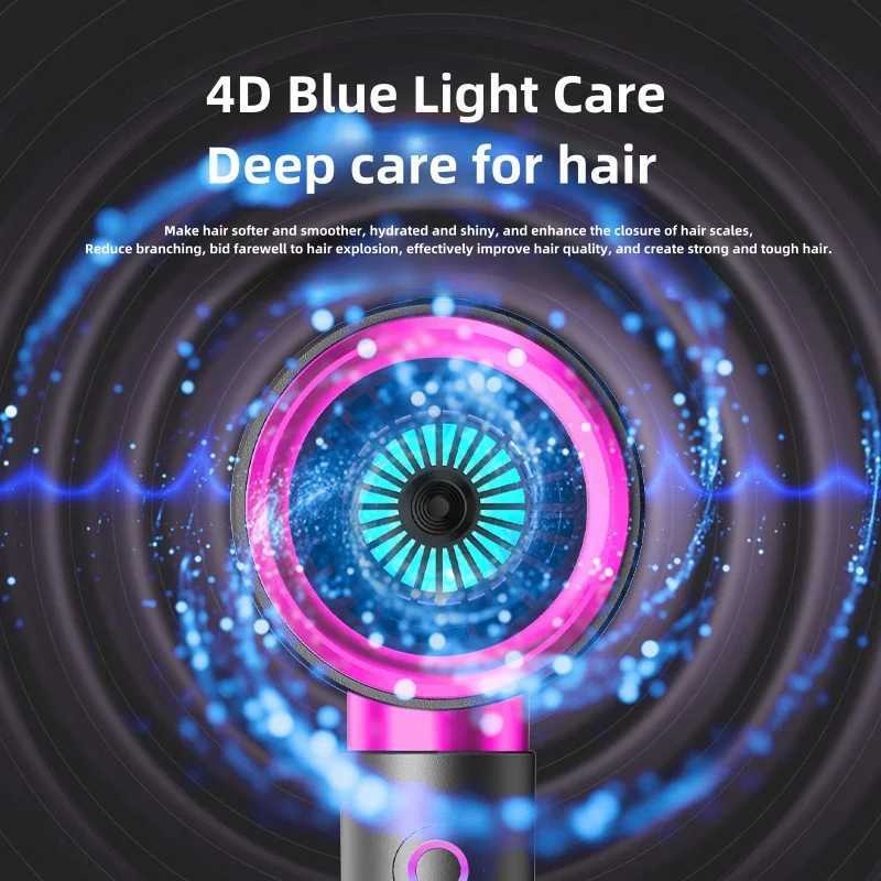 The Latest High-Speed Hair Dryer High-Power Blue Light Ion Home Hair Salon Hair Dryer Household Appliance US UK.EU.AU Plug-InXJ250528