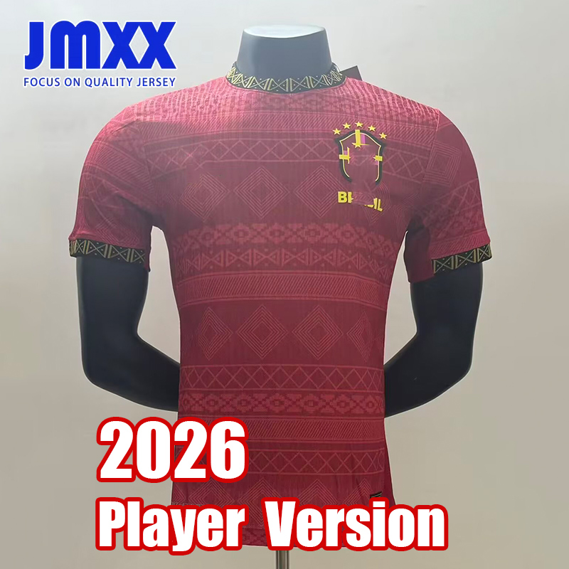 JMXX 26 27 Brazil Soccer Jersey Home Away Third Pre Match Mens Uniforms Jerseys Football Man Shirt 2026 2027 Player Version