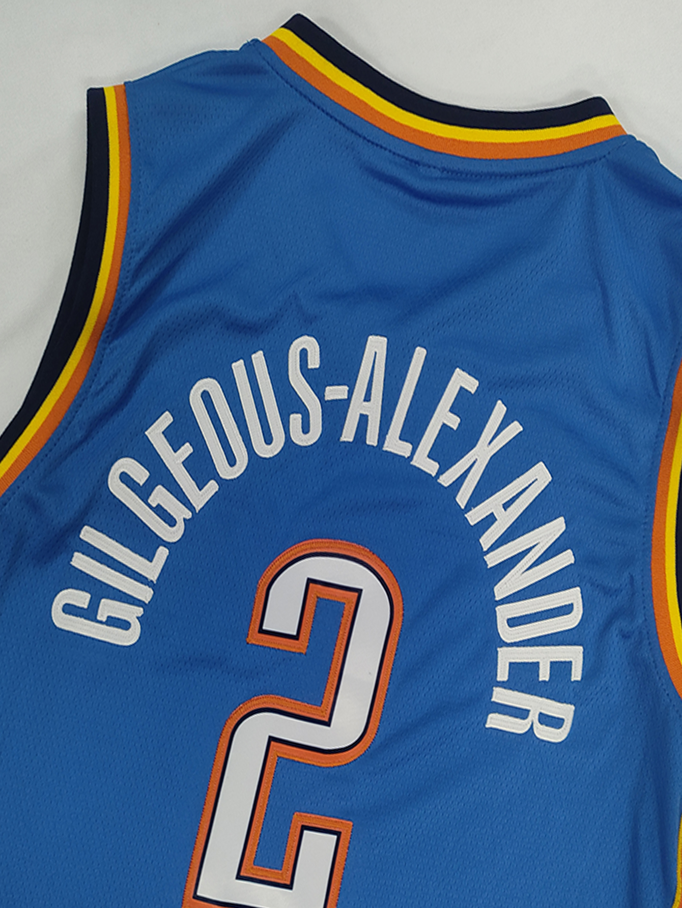2 Gilgeous-Alexander Basketball Jersey Hartenstein Caruso Chet Holmgren Dort Holmgren Joe Wiggins Williams Any Number Name For Mens Women Youth