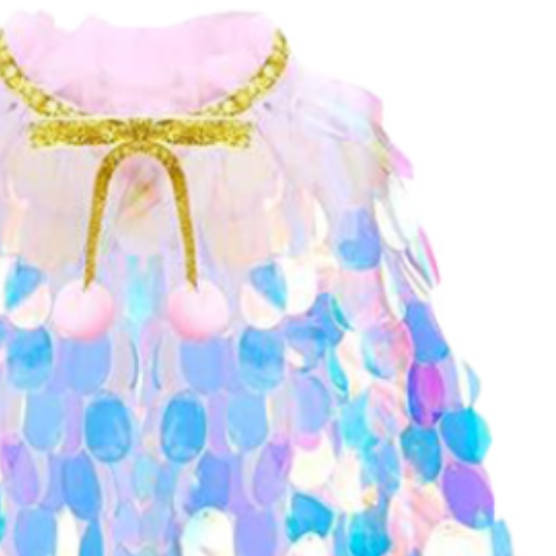 Disney baby designer clothes designer clothes for girls Elsa princess princess sequin cape comfortable and soft performance outfit for festive occasio