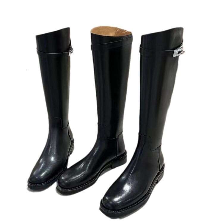 Grape Mom Style Mid-Calf for Women 2023 New Autumn Winter Thick Heel High Riding Boots