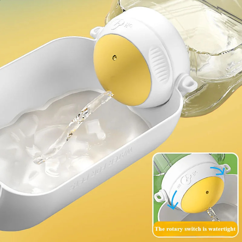 free shipping Cats dogs go out drinking feeding kettle Large capacity water and food integrated pet supplies 250528