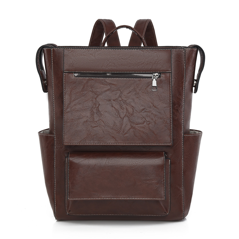 F385-Cowhide Backpa… - image