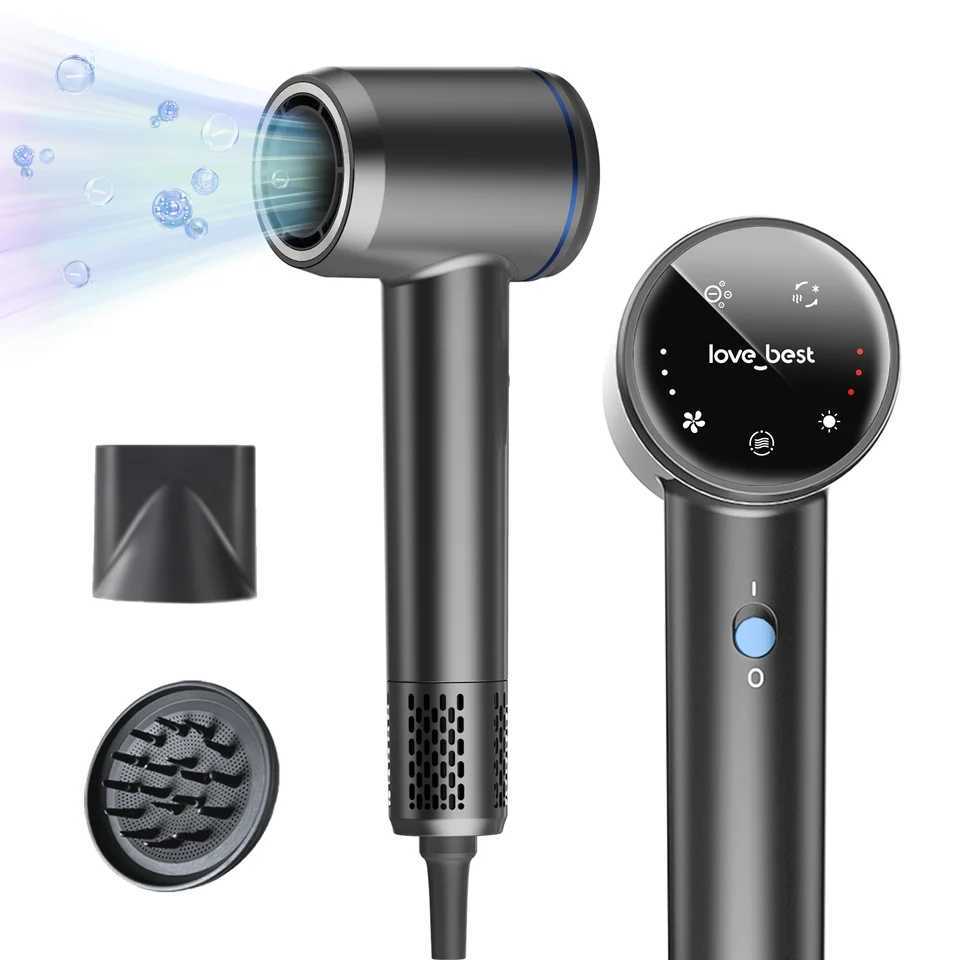 Professional bladeless hair dryer 120v professional negative ion hair dryer 1400w fast drying travel home hair dryerXJ250528