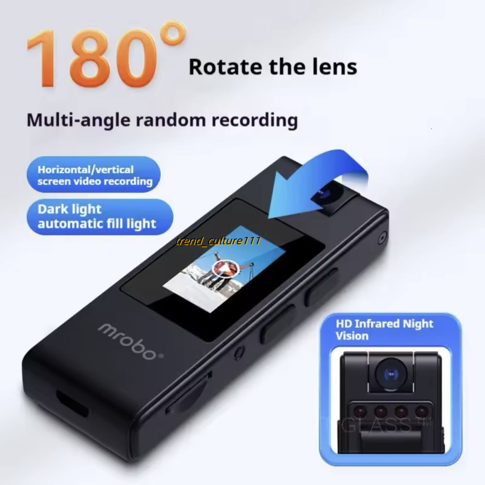 Charmant Lovely Ultra HD Mini Camera Portable Digital Video Recorder Police Body Cam Infrared Night Vision Sports DV Small Camcorder