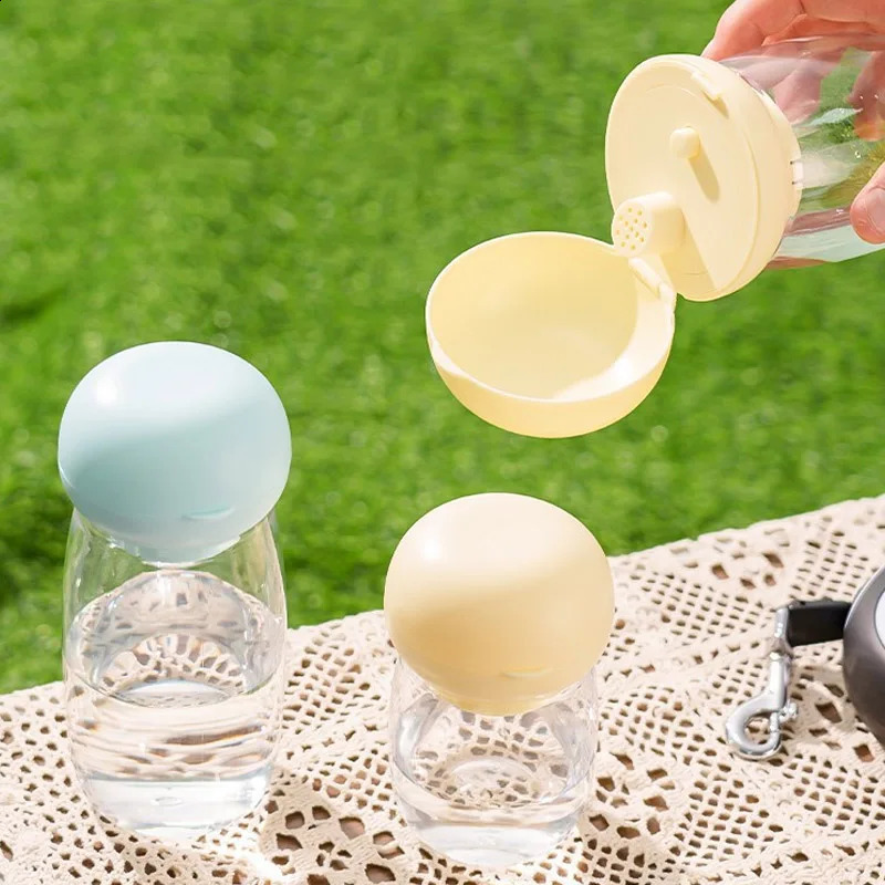 free shipping Portable Water Bottle For Dogs Cat Leakproof Walking Bowls Outdoor Drinker Travel Drinking BowlDog Supplies 250528