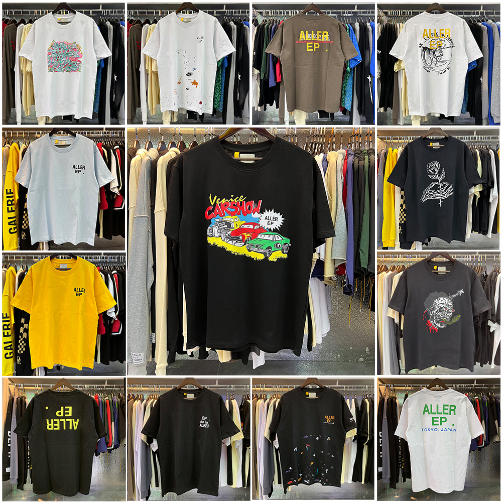 designer shirt galleryly dept t shirt Mens Women Tee Graffiti printing Shirt 2025 Designer Man shirt Luxurys Letters Printed T-Shirt Casual Street Shorts Sleeve
