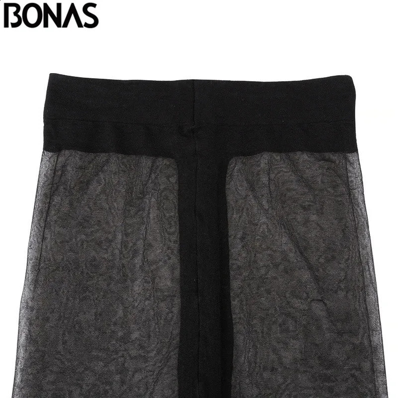 BONAS 15D Tight Nylons Thin Pantyhose Tear Resistant Nylon Panty T Crotch Sexy Fashion Female Stockings Europn Size 250526