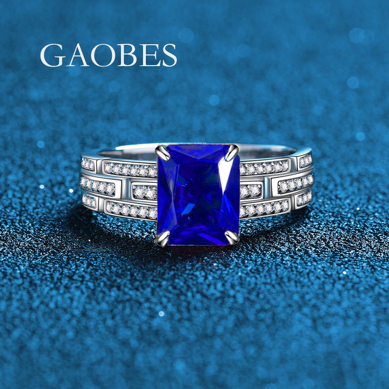 Trendy Multi-Tone Diamond Simulant Adornments: Vibrant Hued Semi-Precious Metal Band Ideal For Everyday Wear