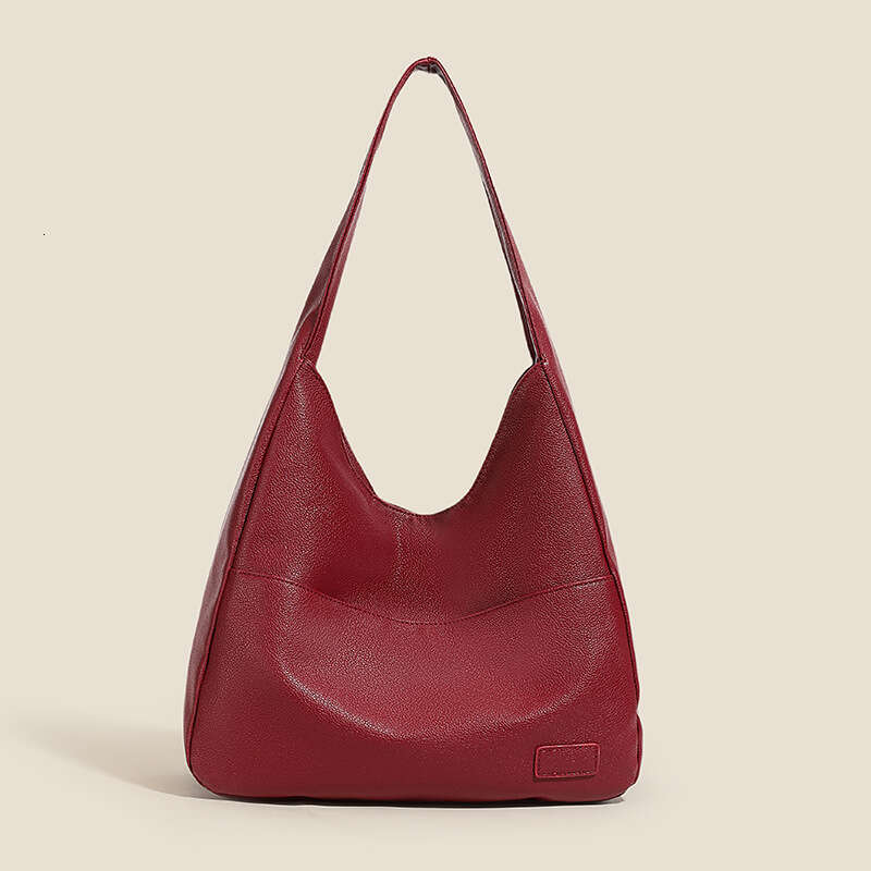 Large Capacity Bag For Women, New Textured Tote College Student Shoulder Simple Casual Bag, Trendy B5