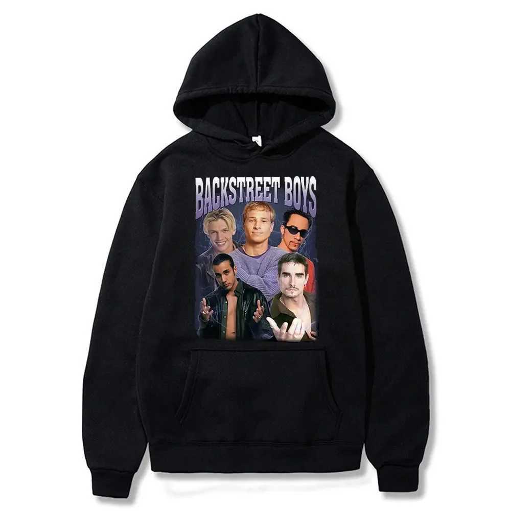 90s Classic Vintage Backstreet Boys Band Hoodie Men Women Hip Hop Rock Hooded Sweatshirts Oversized Streetwear TracksuitXJ250514