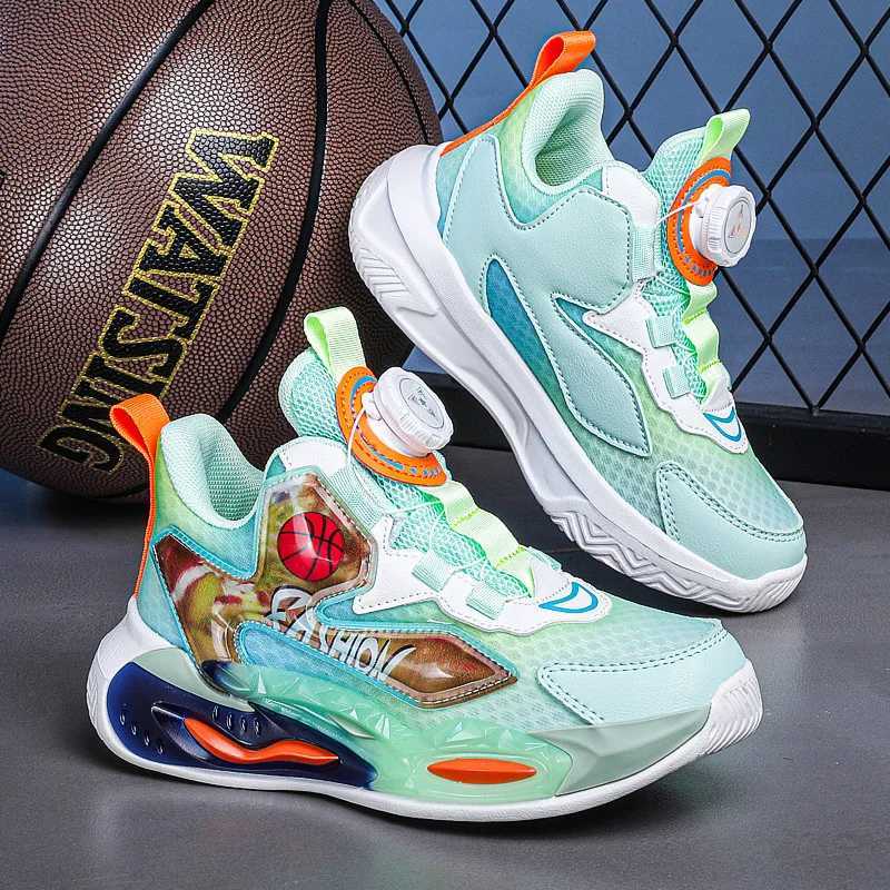 New Arrival Children Basketball Boys Sports Tennis Casual Daily School Kids Running Shoes Walking Sneaker for Girls W250529 XJ260303