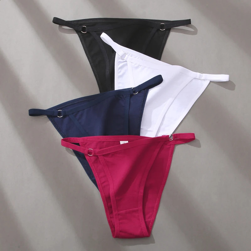 FINETOO 3Pcsset Cotton Briefs Pantie Sexy Low Waist Underwear M2XL Ladies Underpants Soft Feamle Lingerie 2024 250526