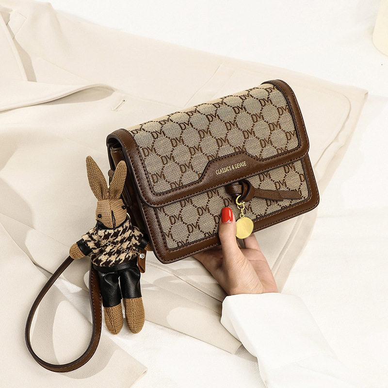 New Shoulder Bag, Women's Crossbody Bag, 2025 Small Square Bag, Fashionable High-end Luxury Bag, Multifunctional Designer Bag, Handbag