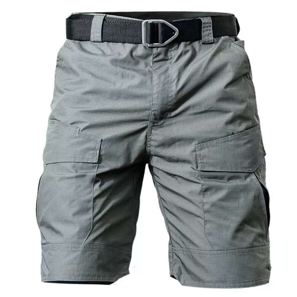 Summer Waterproof Tactical Flat Bottom Hunting Clothes Cargo Shorts Camouflage Men's Pants