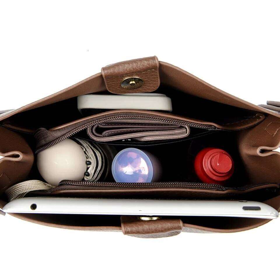 Hand Top-Handle Bags For Women 2025 High Quality Pu Leather Purse Ladies Shoulder Crossbody Bag Medium Casual Tote KAIDIFEINIROO