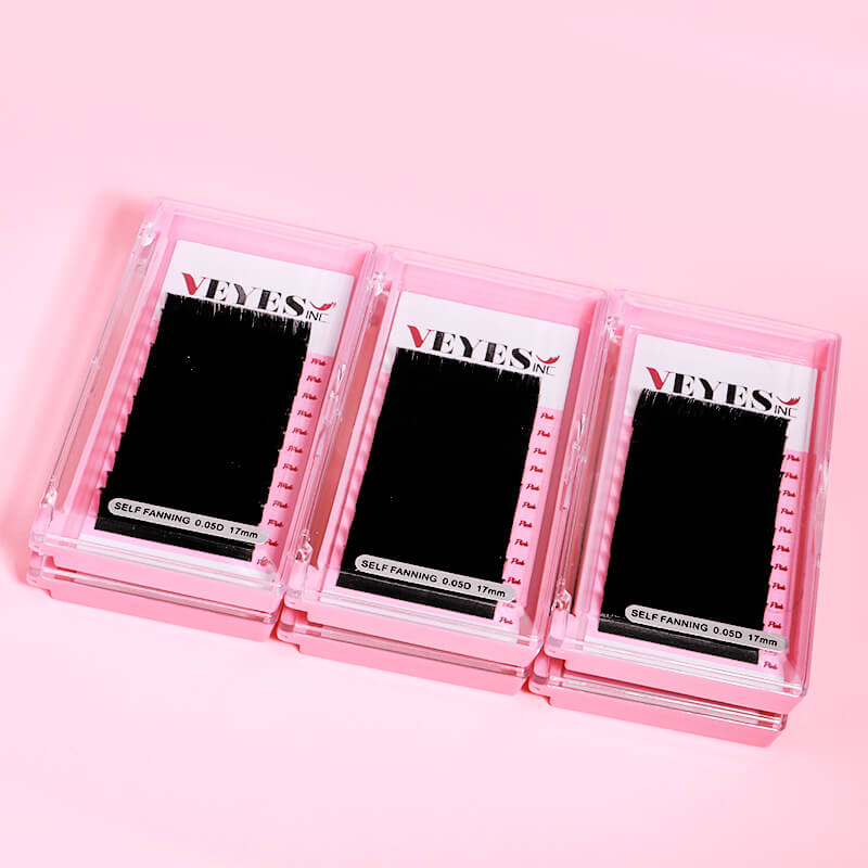 Veyes Easy Fanning Eyelash Extensions Veyelash Smart Fanning Lashes Fast Bloom Austomatic Flowering Natural Lash Extensions