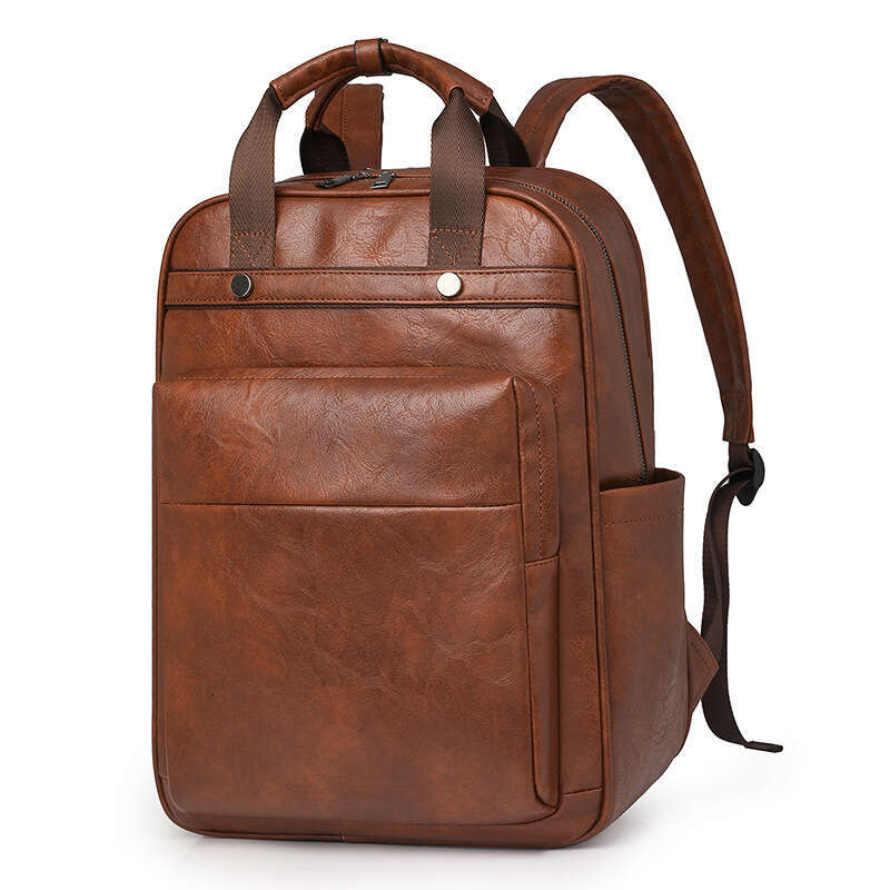 New Women's Fashion PU Multifunctional Large Capacity Commuter Mommy Backpack B5