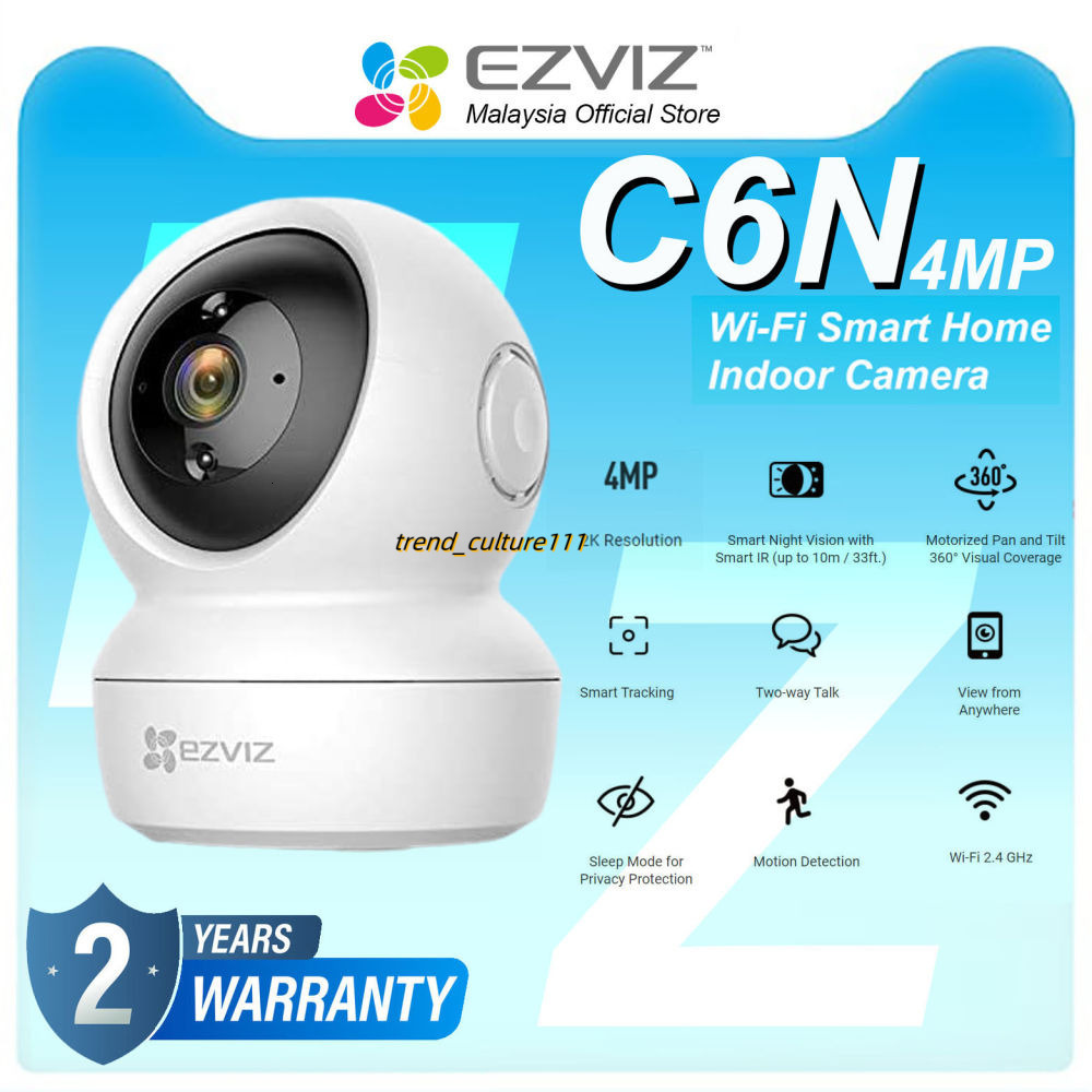 EZVIZ 2MP C6N 4MP Full HD Resolution Pan & Tilt Wireless Security / CCTV Camera