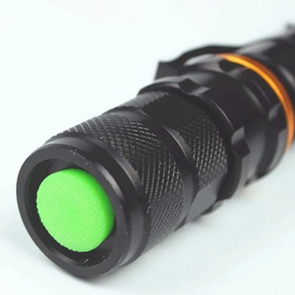 10W Portable Camping Lantern Zoom LED Flashlight Self Defense Tactical Zoomable Torch Lamp hunting Light uses 2*18650 BatteryXJ250529