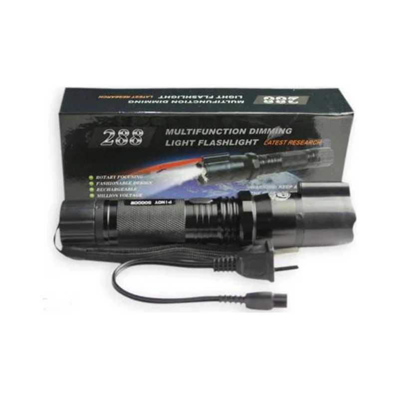 Self-defense Flashlight - Rechargeable High Current Super Bright 2-in-1 Security Defense XJ250529