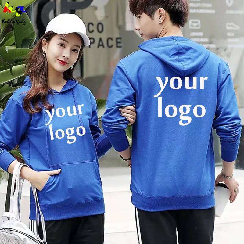 Women's Wear Customized/Designed DIY Men's And Women's Sweatshirt Long Sleeve Hoodie Advertising/Team Top